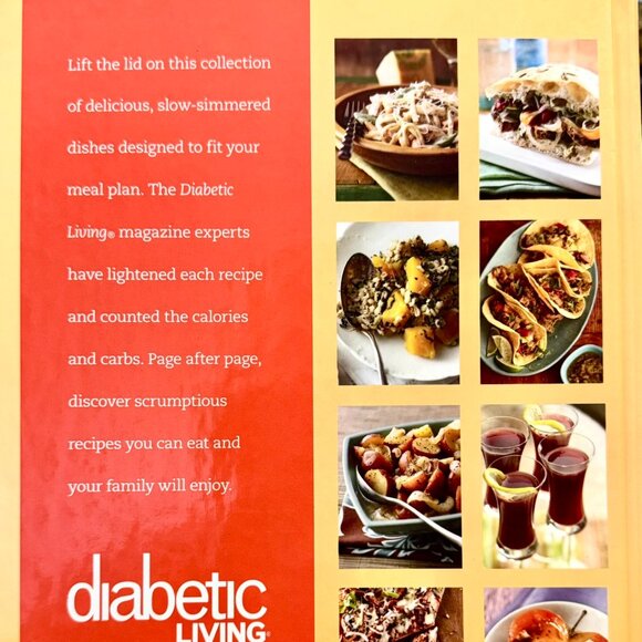Diabetic Living FAVORITE SLOW COOKER Recipes HC Cookbook Delicious-Slow-Simmered - Picture 2 of 16